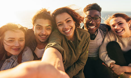 Group of young adults