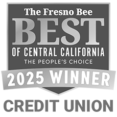 The Fresno Bee BEST of Central California 2025 Winner in Credit Union
